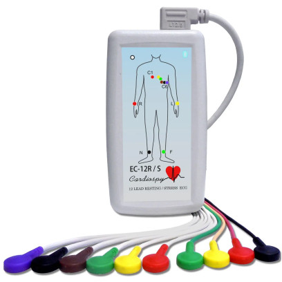 Система ЭКГ в состоянии покоя и стресс-тест нагрузки EC-12R/S